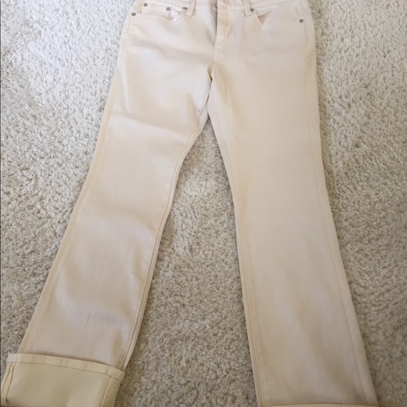 Bnwt. Petit to regular cuffed boot cut jeans - Picture 1 of 5
